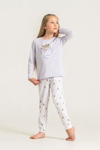 Rolypoly Kız Çocuk Sweet Bear Pembe Uzun Kol Pijama Takım RP3911-C-V2
