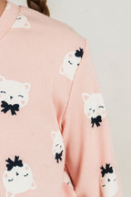 Rolypoly Kız Çocuk Teddy Bears Turuncu Uzun Kol Pijama Takım RP3901-C-V1