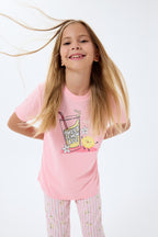 Rolypoly Kız Çocuk Turuncu Pijama Takım