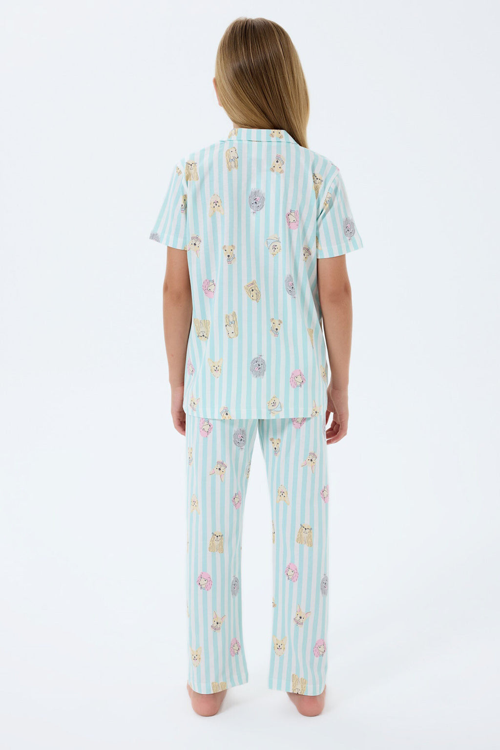 Rolypoly Kız Çocuk Yeşil Gömlek Pijama