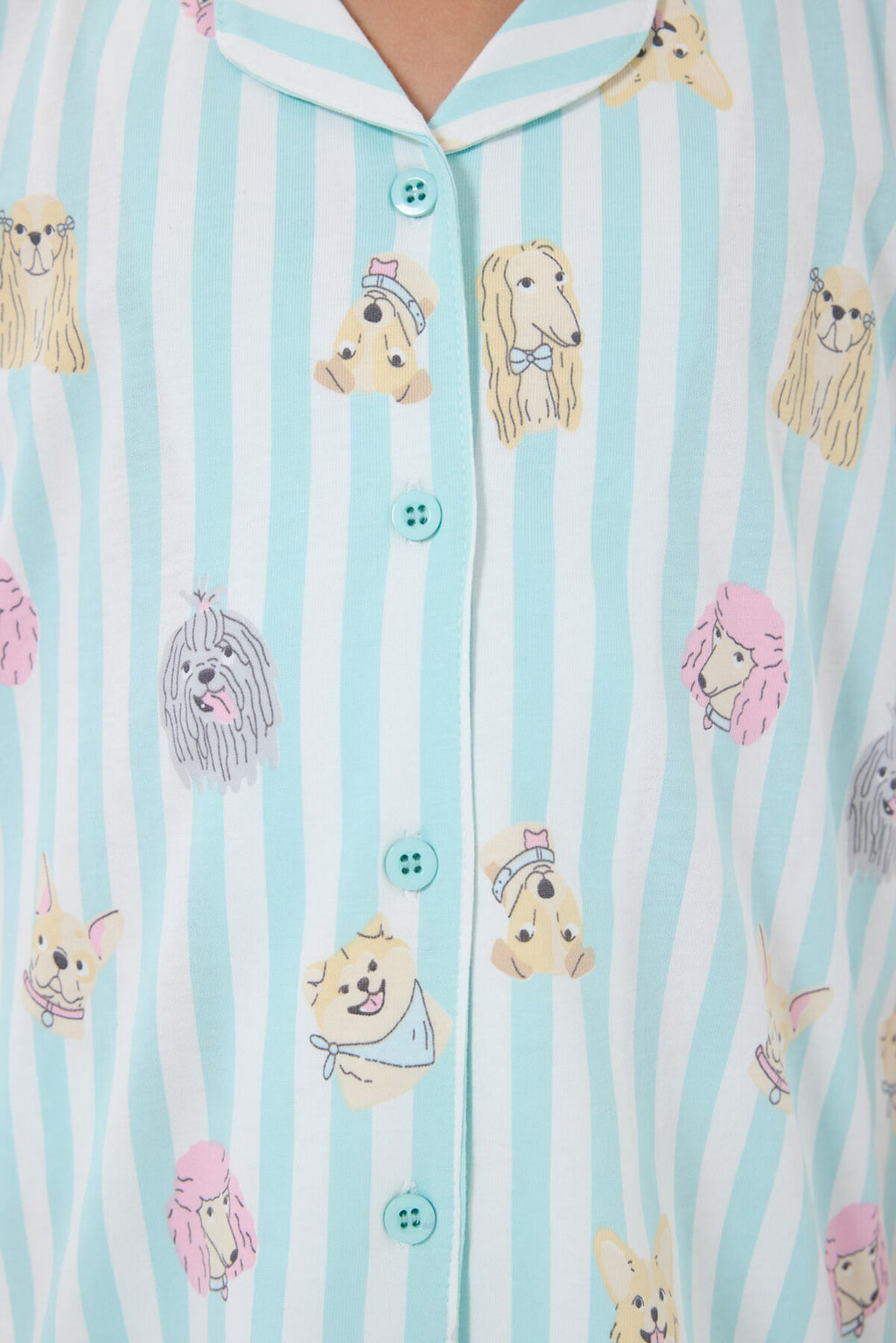 Rolypoly Kız Çocuk Yeşil Gömlek Pijama