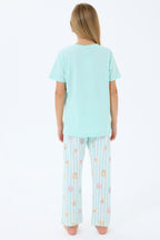 Rolypoly Kız Çocuk Yeşil Pijama Takım