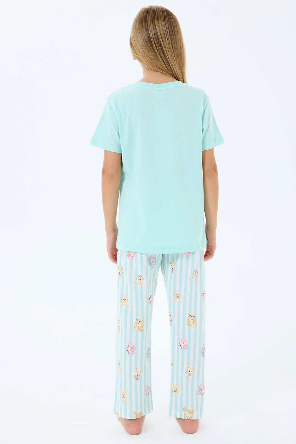 Rolypoly Kız Çocuk Yeşil Pijama Takım