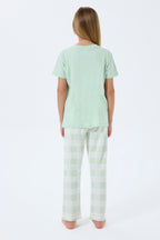 Rolypoly Kız Çocuk Yeşil Pijama Takım