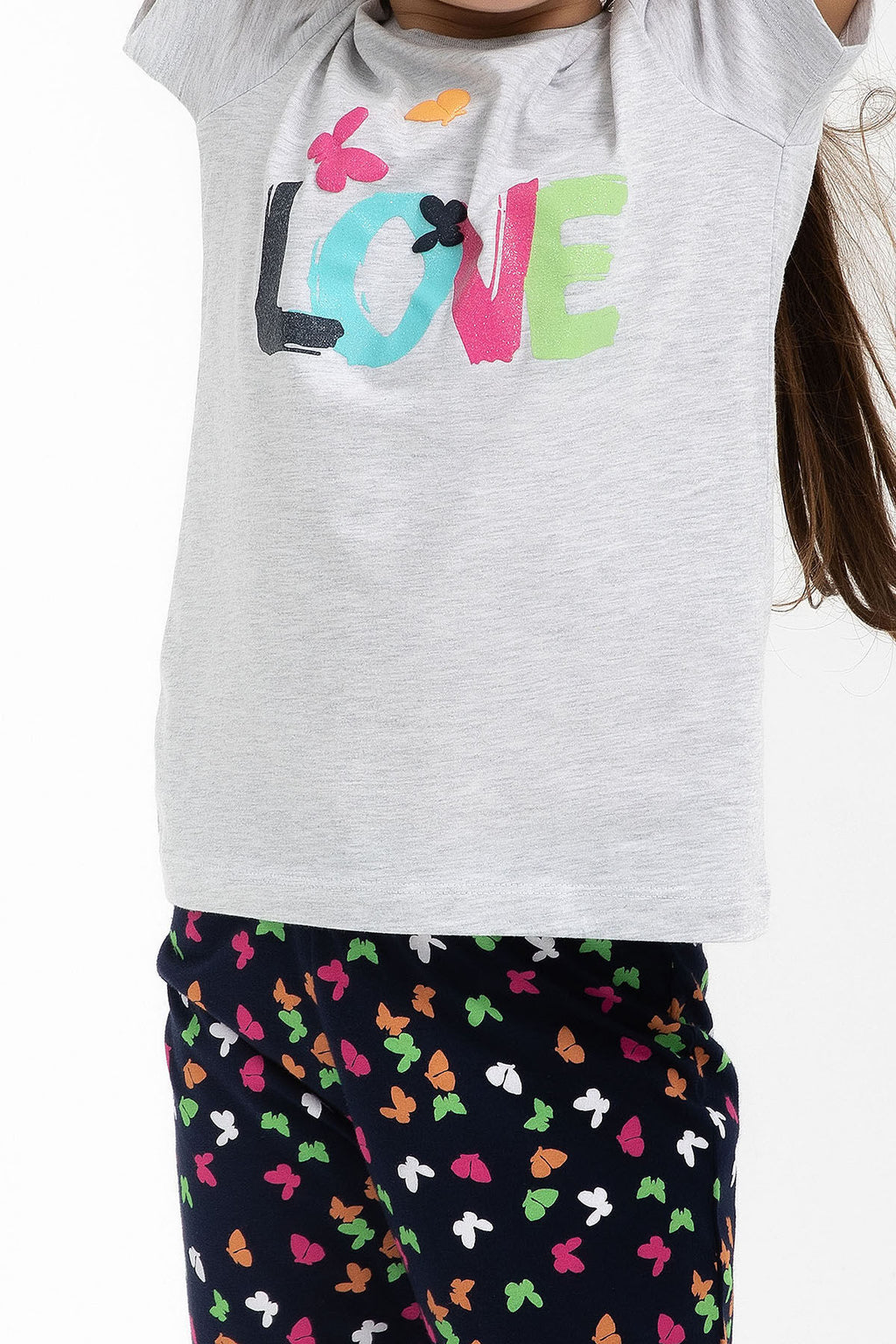 Love Karmelanj Kız Çocuk Pijama Takımı