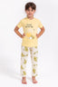 Sweet As Can Bee Açık Sarı Kız Çocuk Pijama Takımı