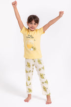 Sweet As Can Bee Açık Sarı Kız Çocuk Pijama Takımı
