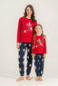Rolypoly You Are My Everything Anne Kız Kırmızı Uzun Kol Pijama Takım RP3930-A-V1