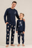 Rolypoly You Are My Everything Baba Oğul Lacivert Uzun Kol Pijama Takım RP3931-A-V1