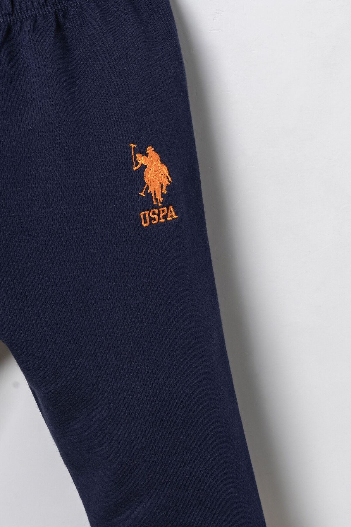 U.S. Polo Assn. Baskılı Erkek Bebek Gri Eşofman Takım USB3167-C-V1