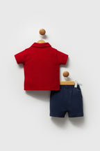US POLO ASSN ERKEK BEBEK 2Lİ KISA KOL T-SHIRT TAKI