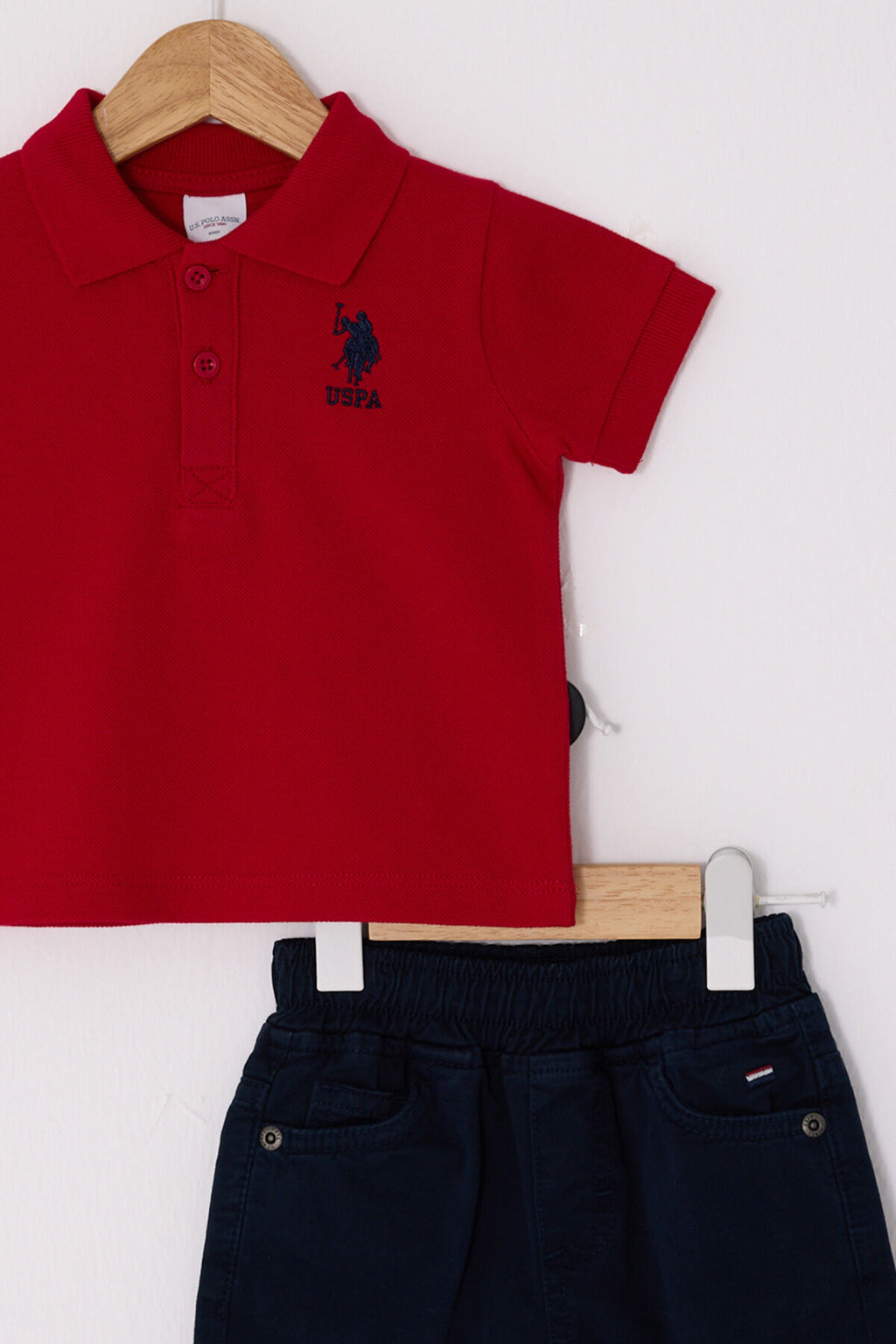 U.S POLO ASSN ERKEK BEBEK PİKE T-SHIRT 2Lİ TAKIM