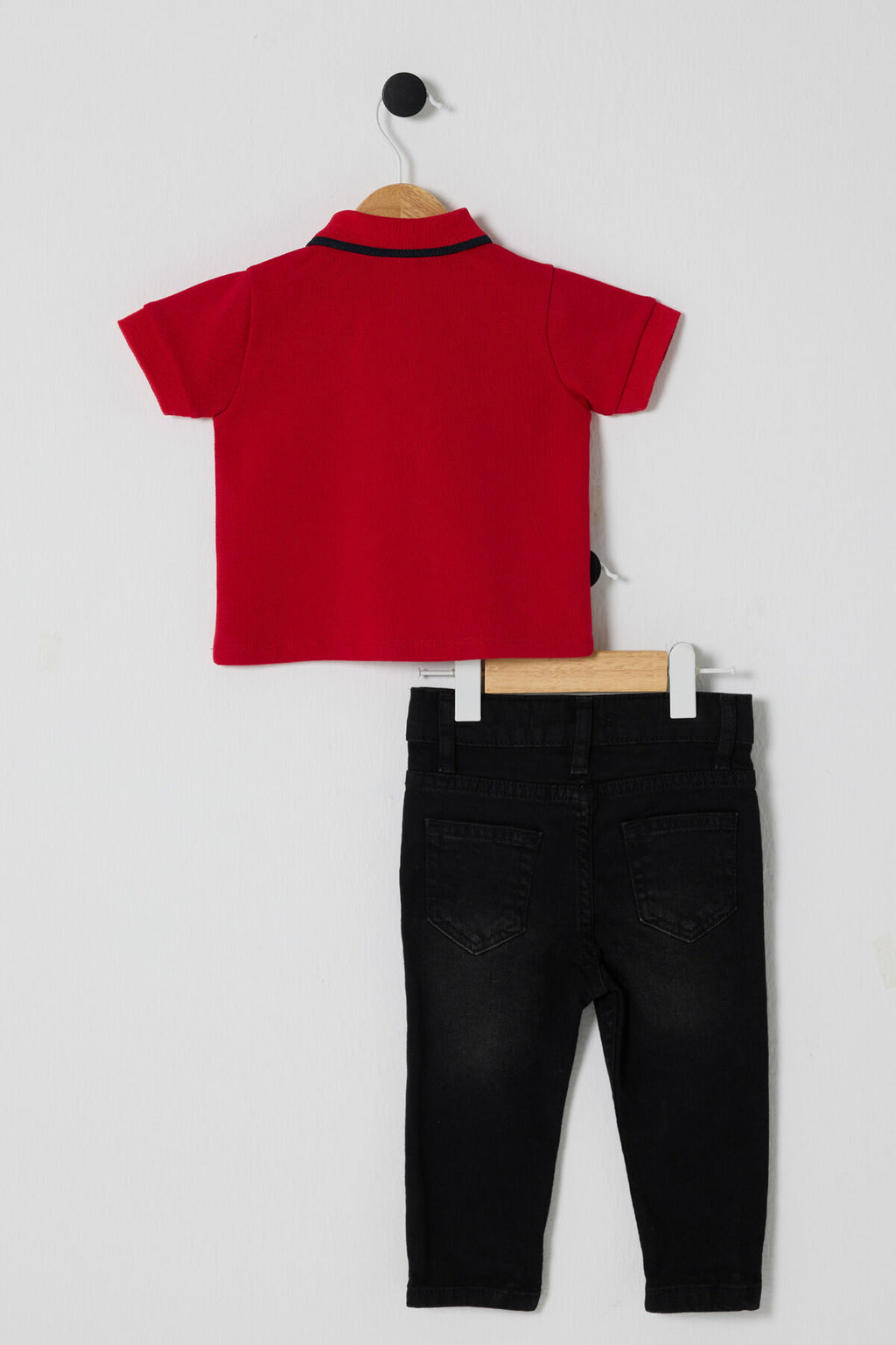 U.S POLO ASSN ERKEK BEBEK 2Lİ  PİKE T-SHIRT TAKIM