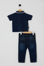U.S POLO ASSN ERKEK BEBEK 2Lİ  PİKE T-SHIRT TAKIM