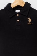 US POLO ASSN ERKEK BEBEK 2Lİ KISA KOL T-SHIRT TAKI