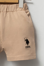 US POLO ASSN ERKEK BEBEK 2Lİ KISA KOL T-SHIRT TAKI