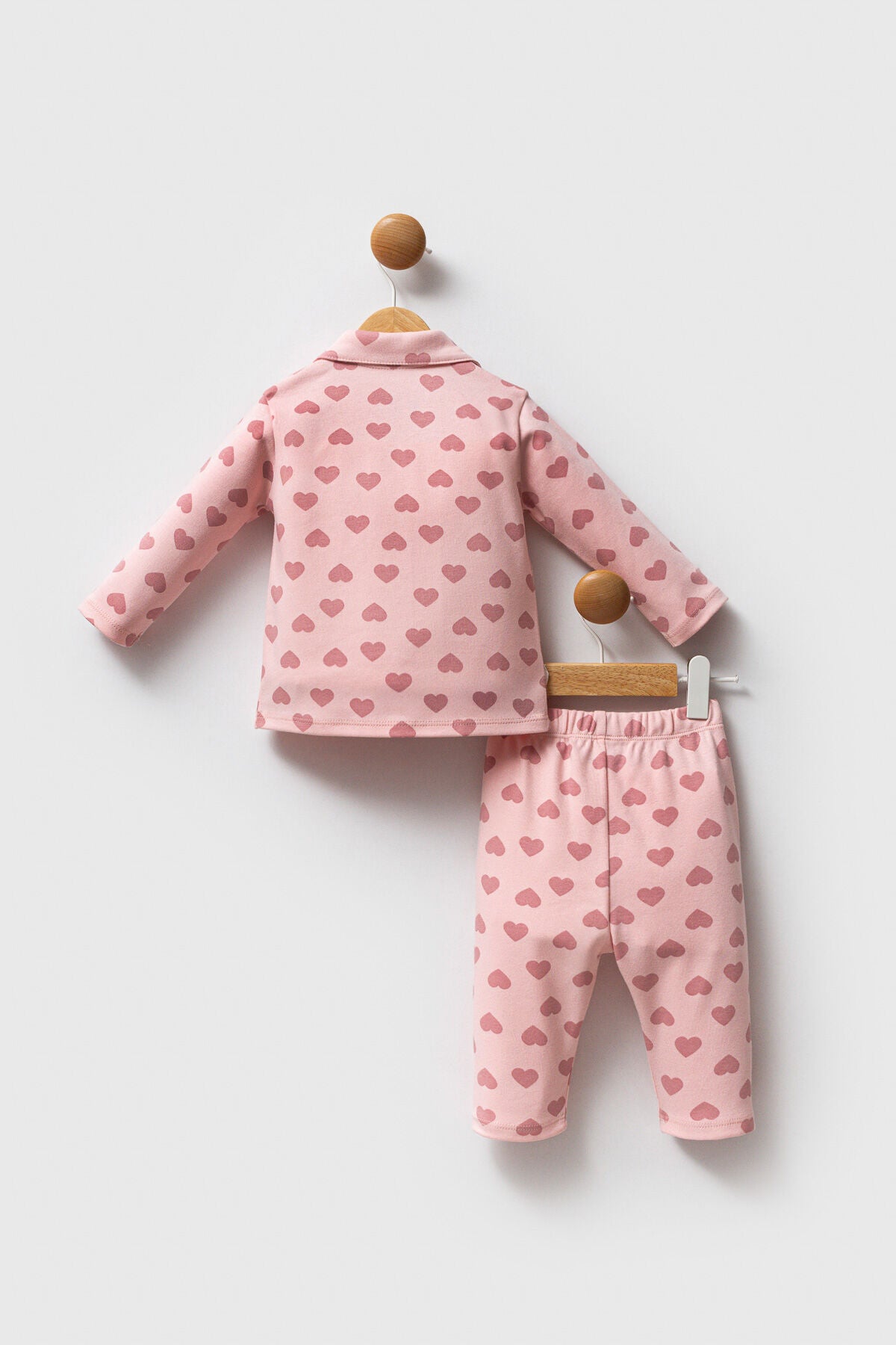 U.S.POLO ASSN KIZ BEBEK GÖMLEK PİJAMA TAKIMI