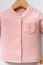U.S.POLO ASSN KIZ BEBEK PATİKLİ 4LÜ TAKIM