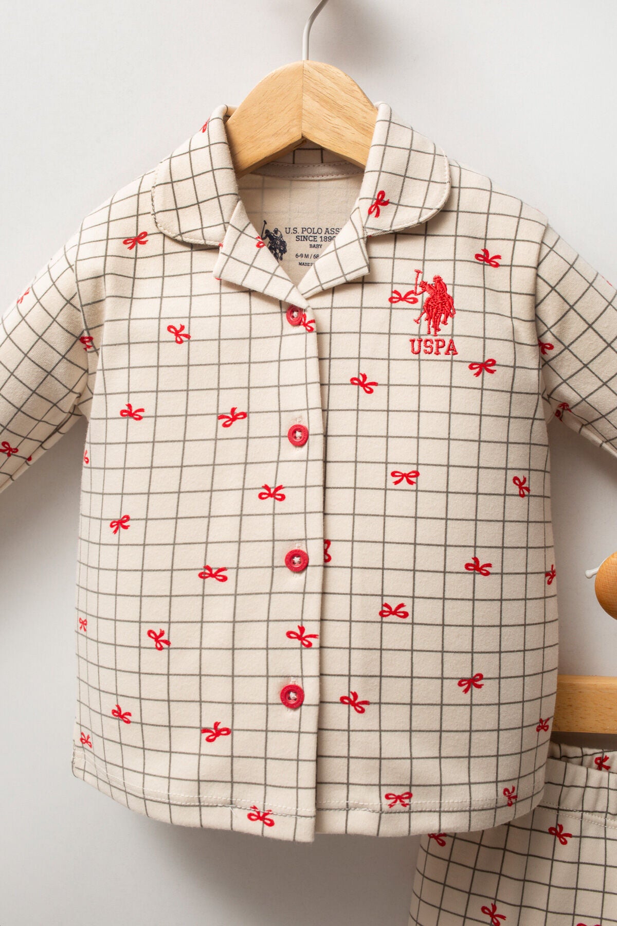 U.S.POLO ASSN KIZ BEBEK PİJAMA TAKIM