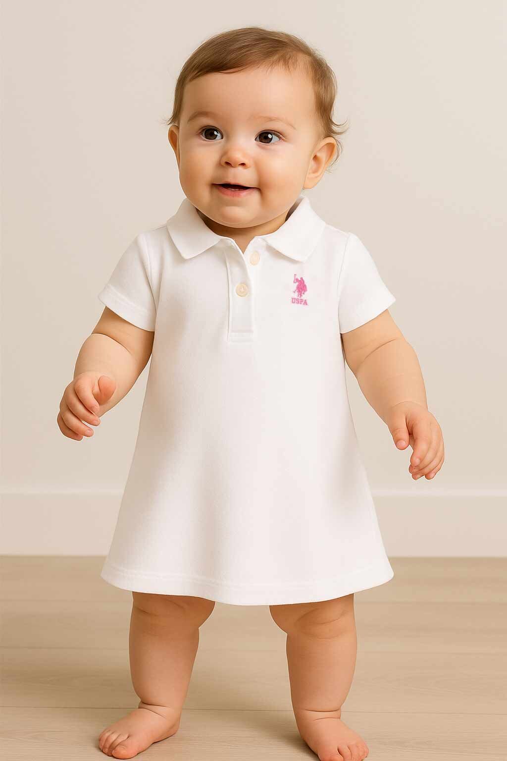 U.S.POLO ASSN.KIZ BEBEK ELBİSE