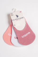 U.S. Polo Assn. Kız Bebek Baskılı Yazlık Regular Fit Pembe Çorap USB2801-C-V2