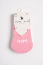 U.S. Polo Assn. Kız Bebek Pigment Baskılı Yazlık Regular Fit Pembe Çorap USB2801-C-V1