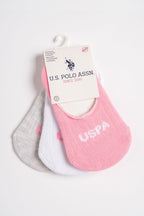 U.S. Polo Assn. Kız Bebek Pigment Baskılı Yazlık Regular Fit Pembe Çorap USB2801-C-V1
