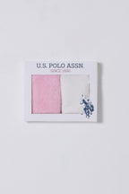 U.S POLO ASSN KIZ BEBEK AĞIZ MENDİL 6LI SET
