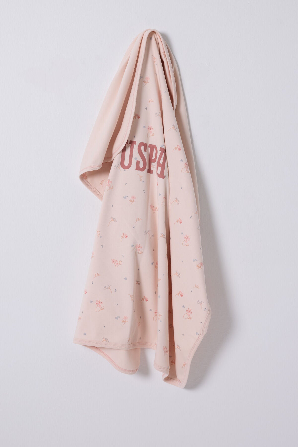 U.S. Polo Assn. Kız Bebek Pigment Baskılı Yazlık Regular Fit Pembe Battaniye USB2496-C-V1 Ürün ana görseli