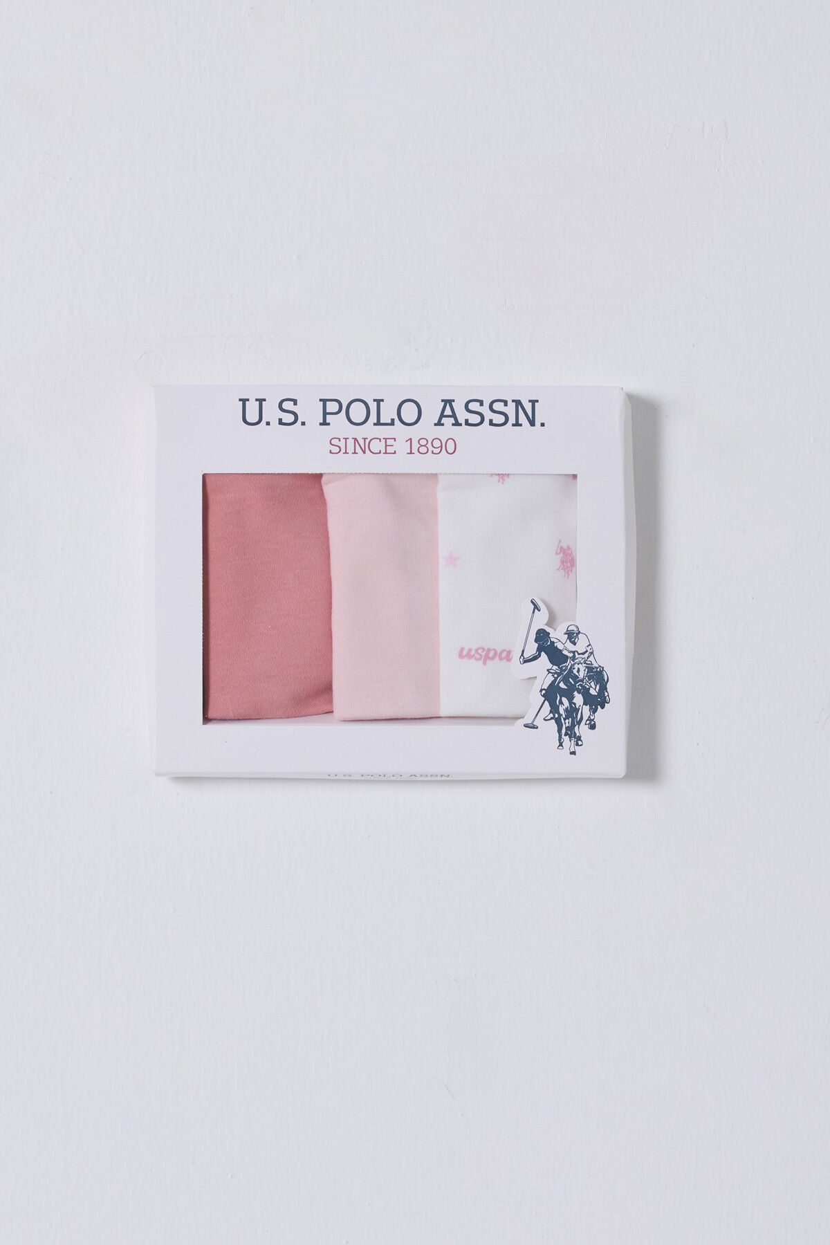 U.S.POLO KIZ BEBEK AĞIZ MENDİL 6'LI SET Ürün ikincil görseli