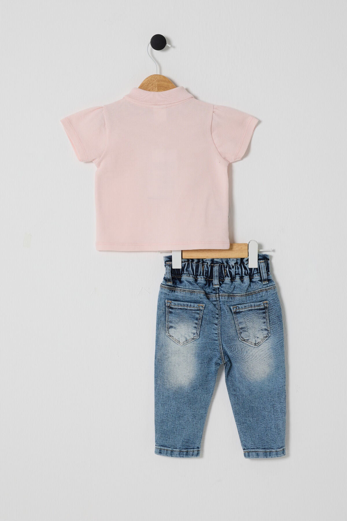 U.S.POLO KIZ BEBEK 2Lİ TSHIRT TAKIM