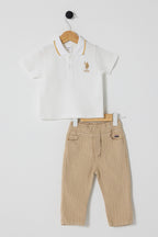 U.S POLO ASSN ERKEK BEBEK 2Lİ PİKE T-SHIRT TAKIM