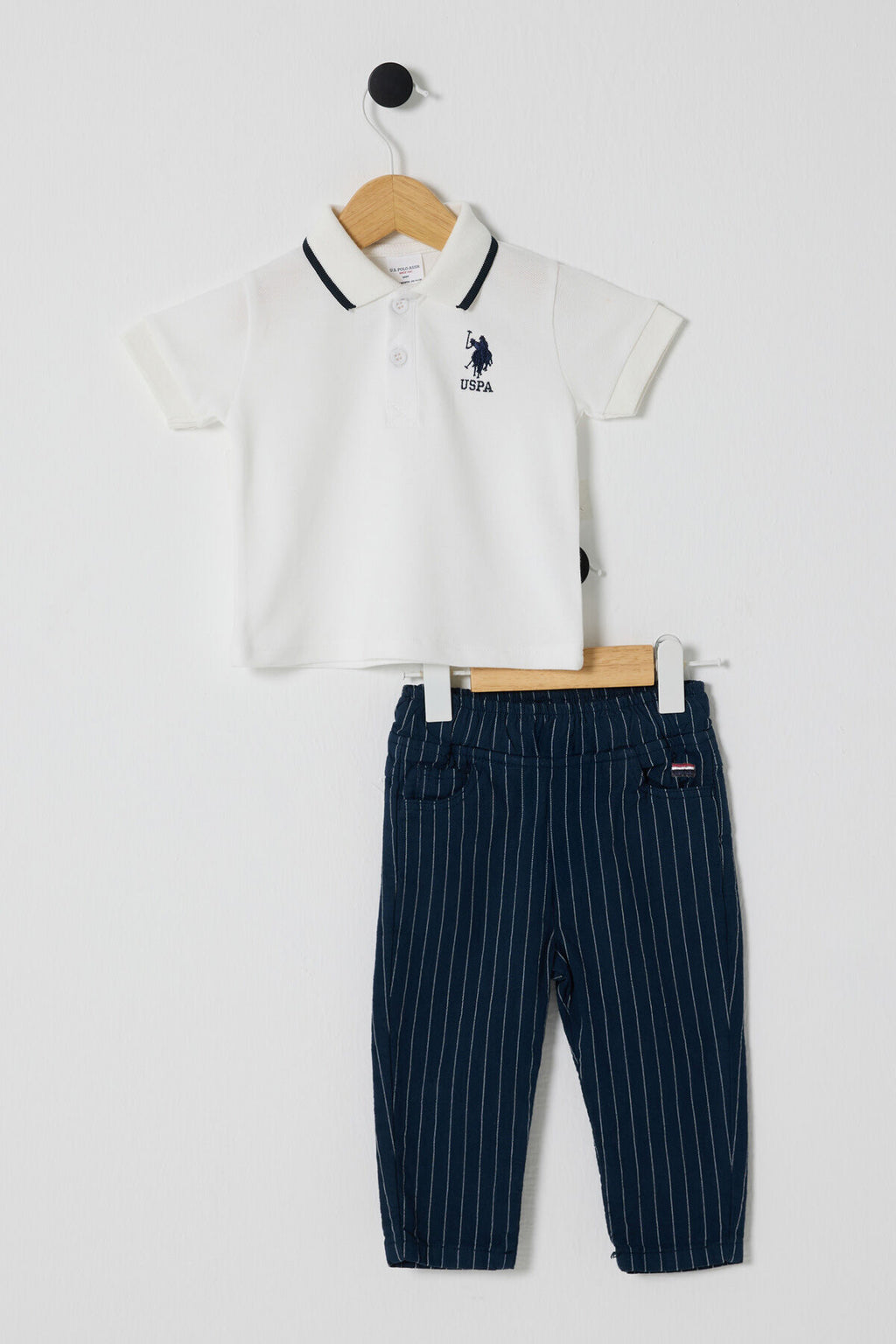 U.S POLO ASSN ERKEK BEBEK 2Lİ PİKE T-SHIRT TAKIM