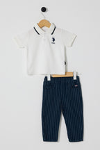 U.S POLO ASSN ERKEK BEBEK 2Lİ PİKE T-SHIRT TAKIM