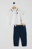 U.S POLO ASSN ERKEK BEBEK 2Lİ PİKE T-SHIRT TAKIM