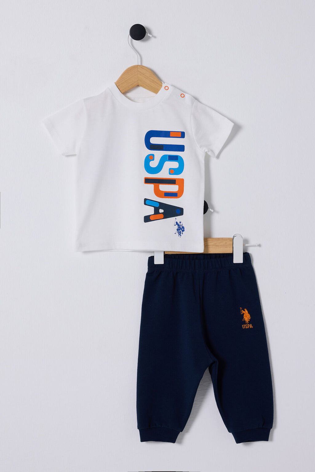 U.S. Polo Assn. Erkek Bebek Beyaz Bebek Takım
