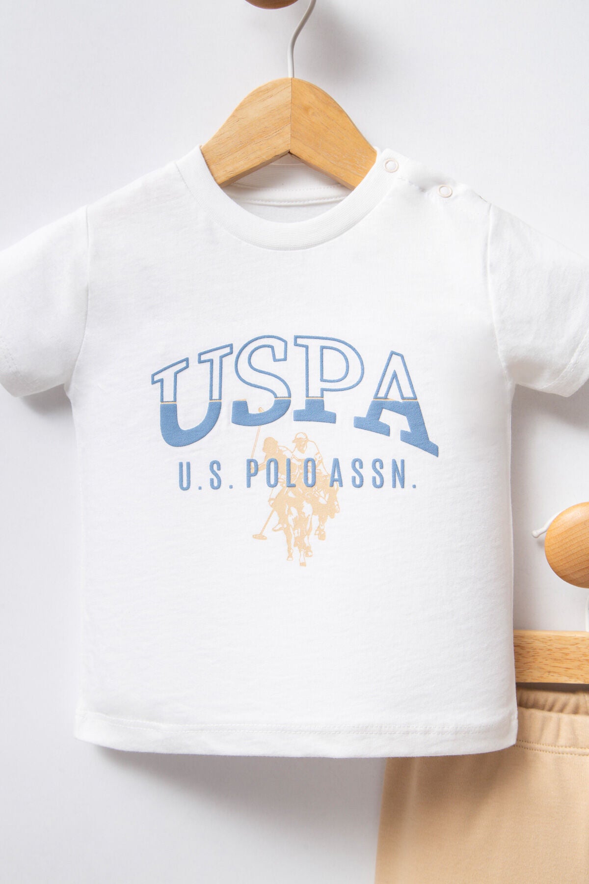 U.S. Polo Assn. Erkek Bebek Beyaz Bebek Takım Ürün ikincil görseli
