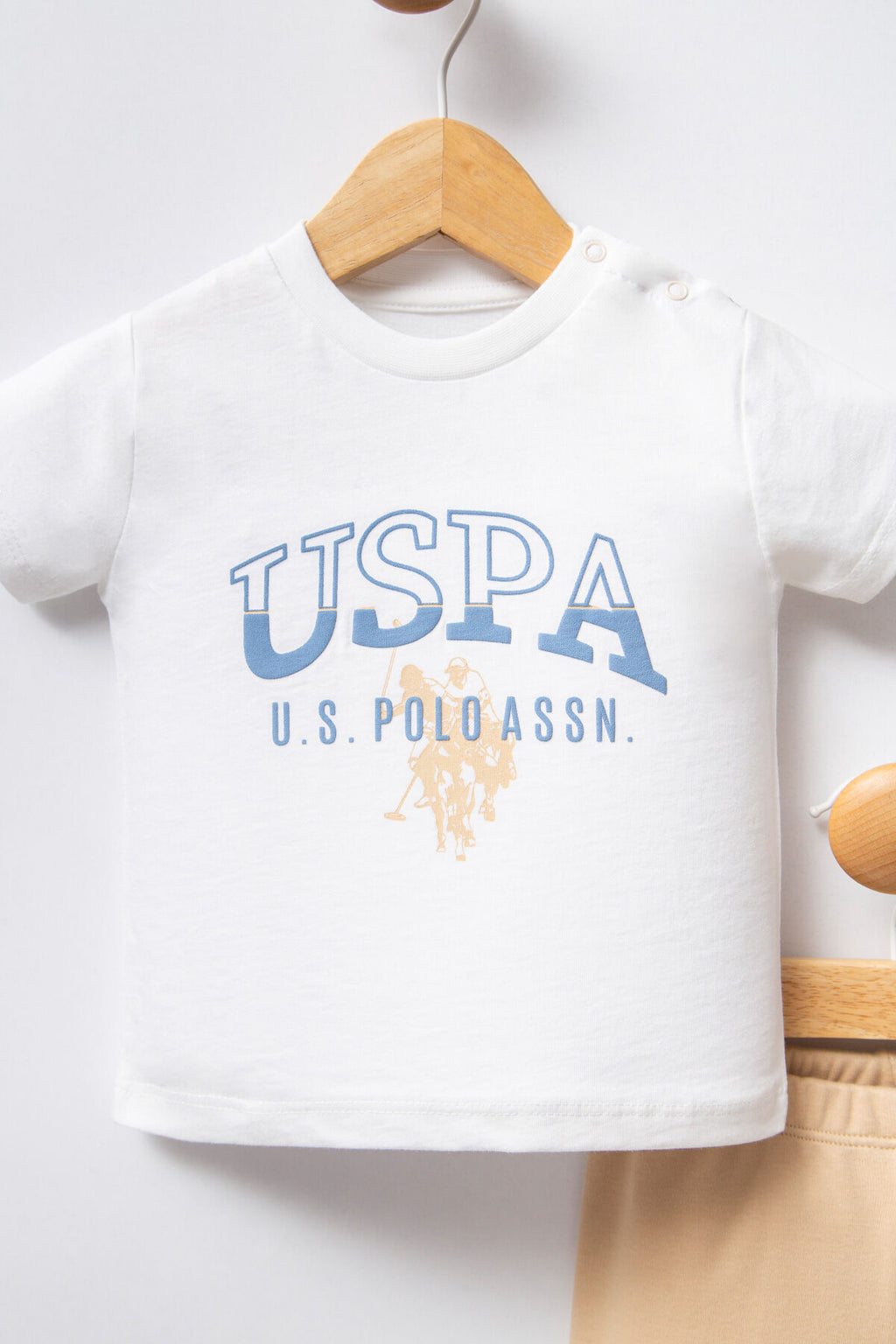 U.S. Polo Assn. Erkek Bebek Beyaz Bebek Takım