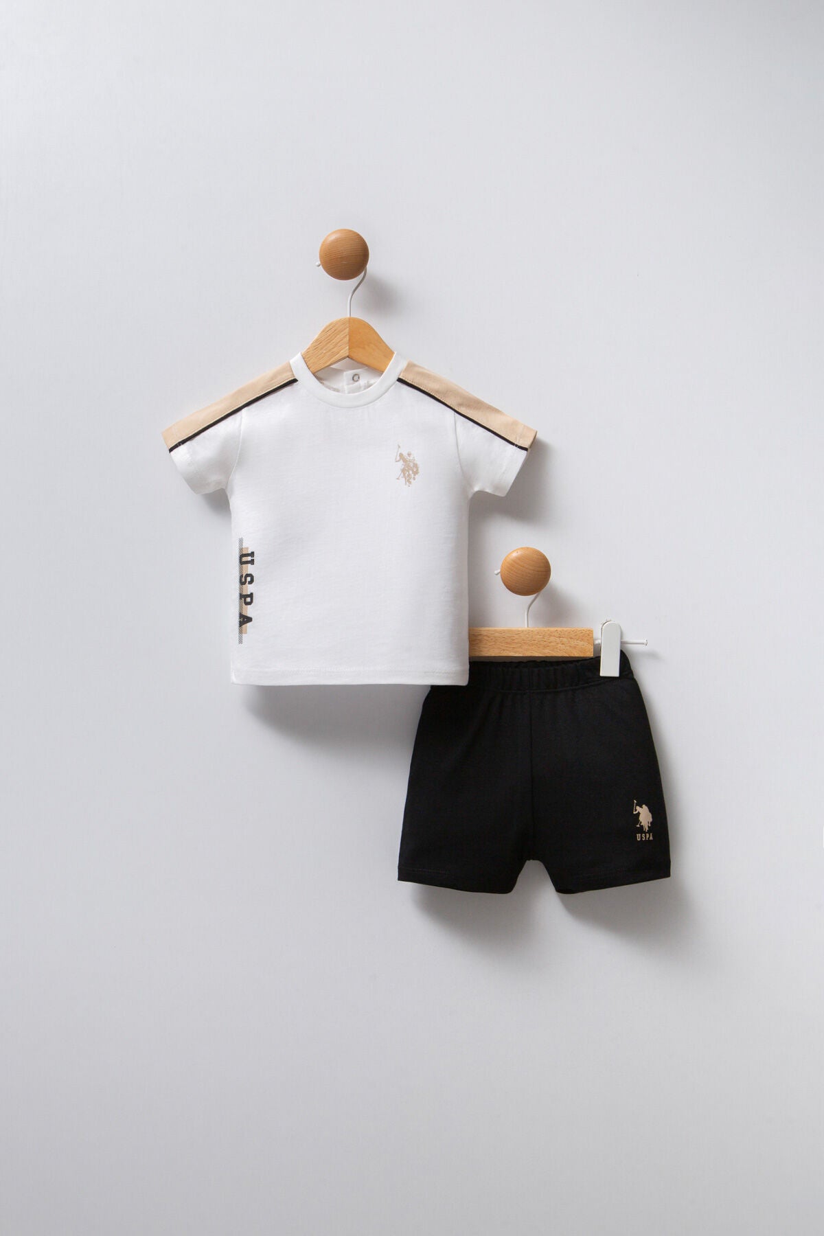 U.S. Polo Assn. Erkek Bebek Krem Bebek Takım Ürün ana görseli
