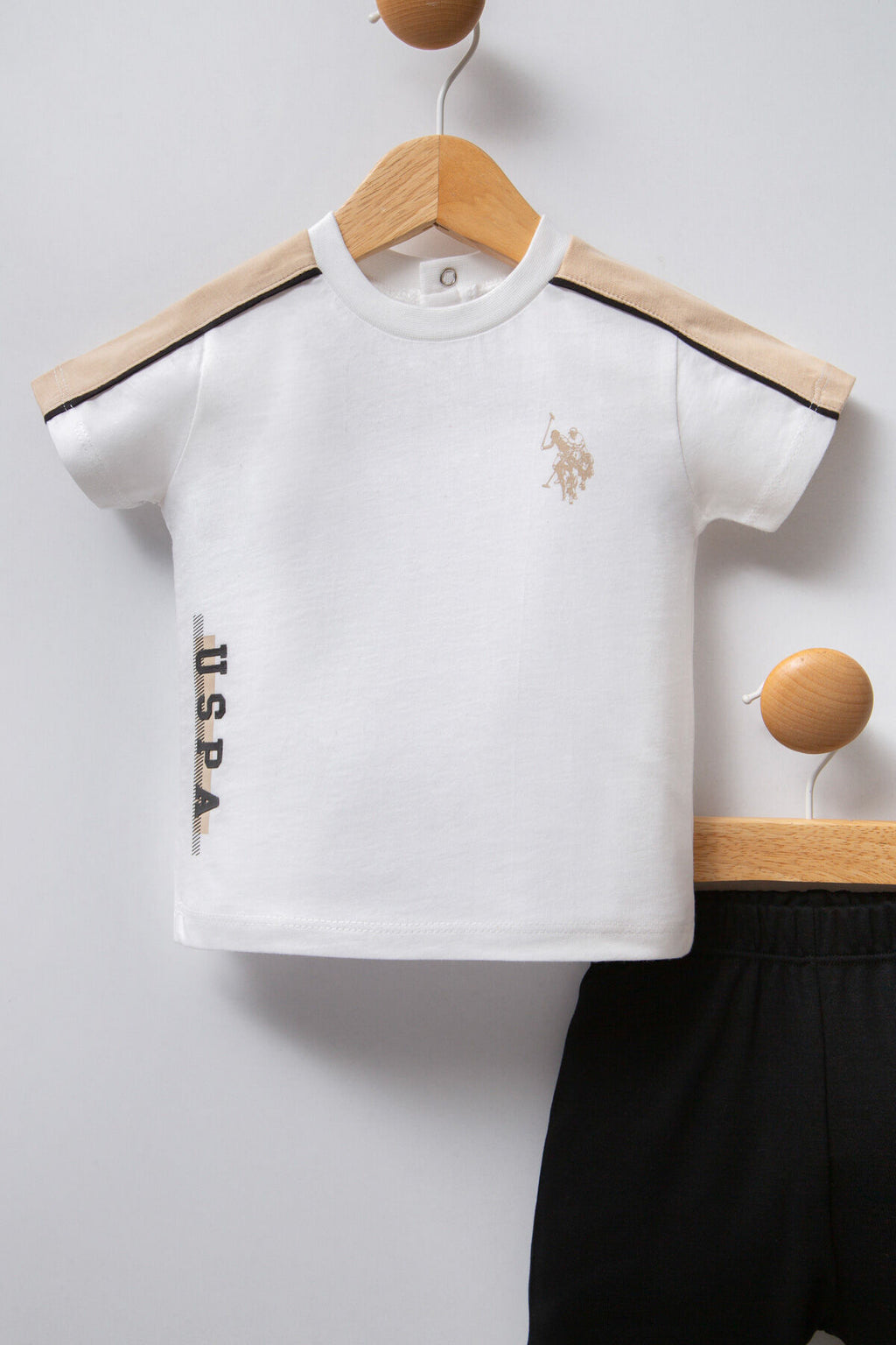 U.S. Polo Assn. Erkek Bebek Krem Bebek Takım