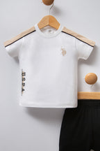 U.S. Polo Assn. Erkek Bebek Krem Bebek Takım