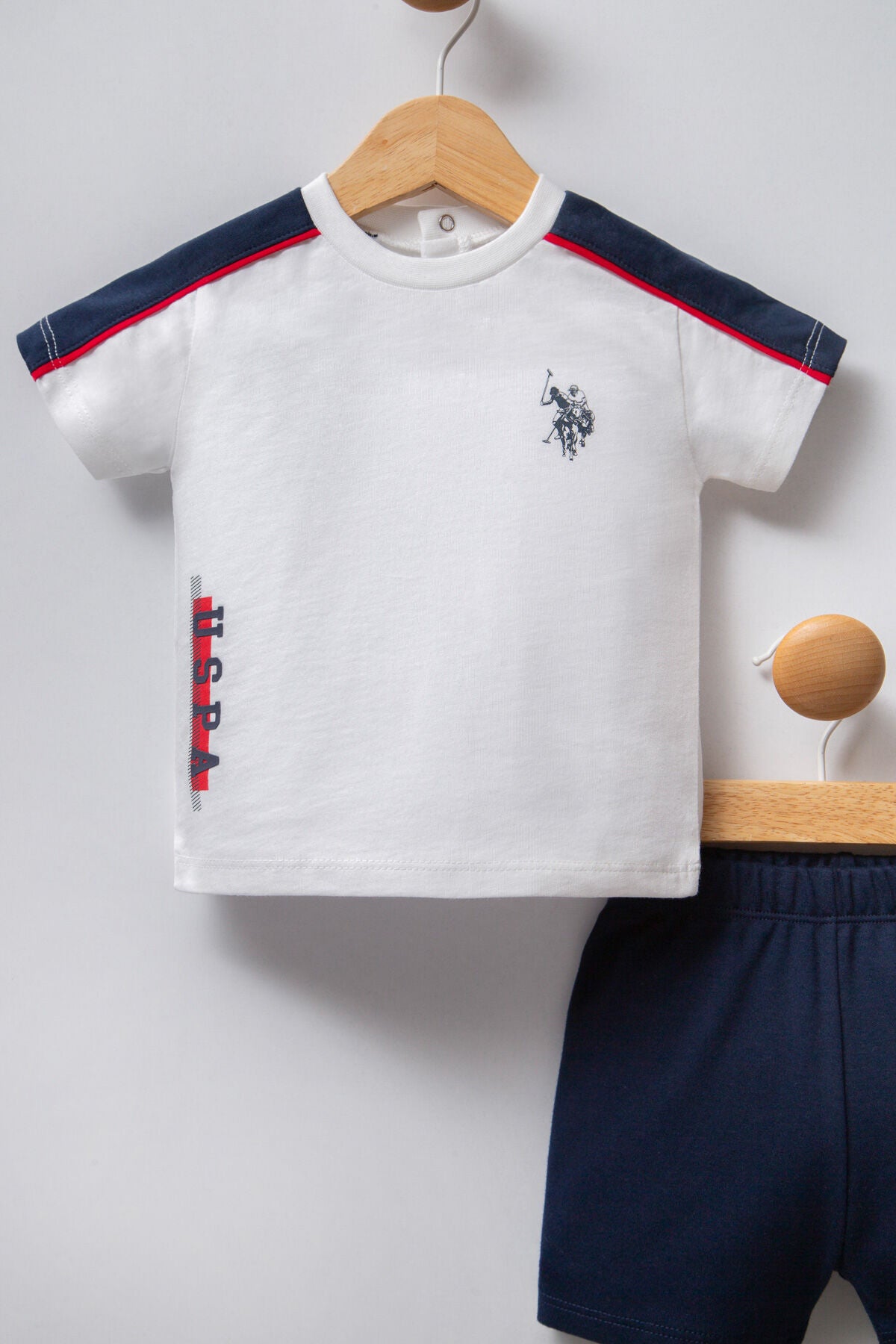 U.S. Polo Assn. Erkek Bebek Kırmızı Bebek Takım