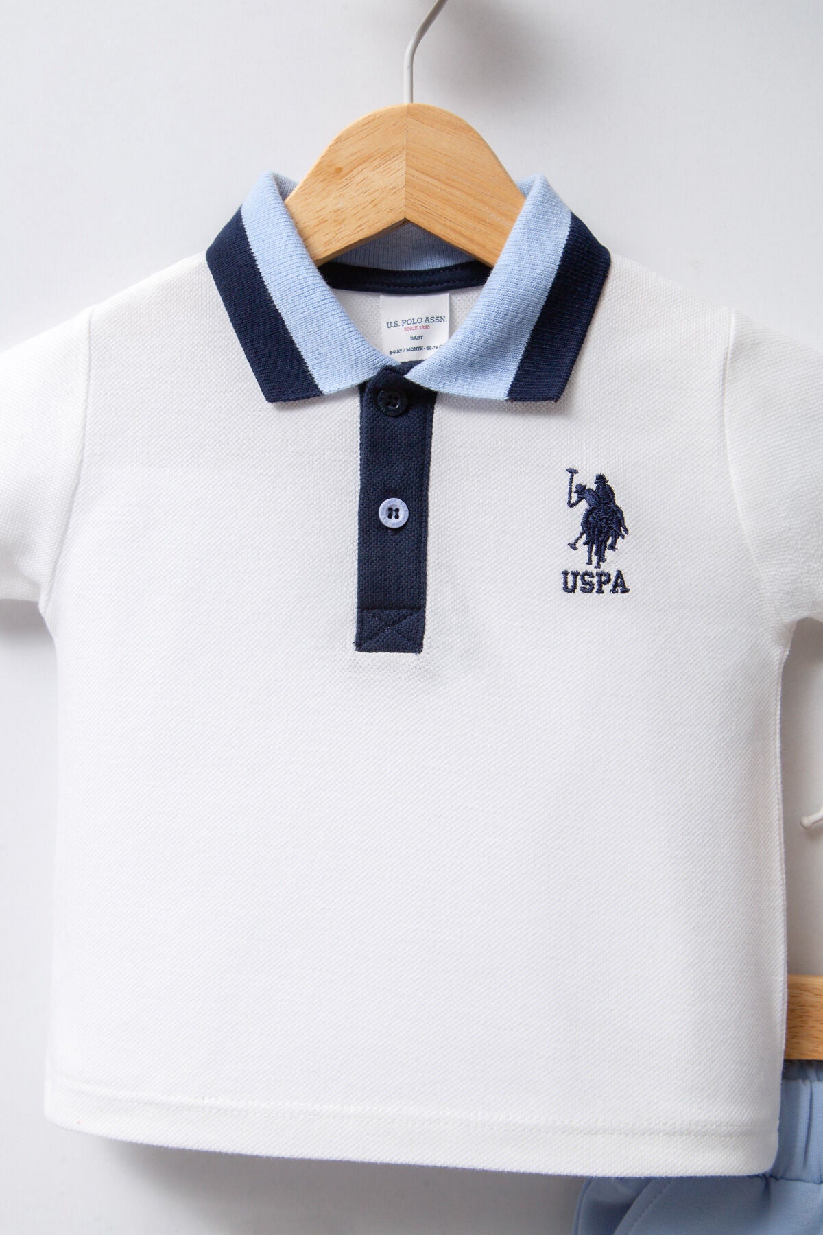 U.S. Polo Assn. Erkek Bebek Mavi Bebek Takım