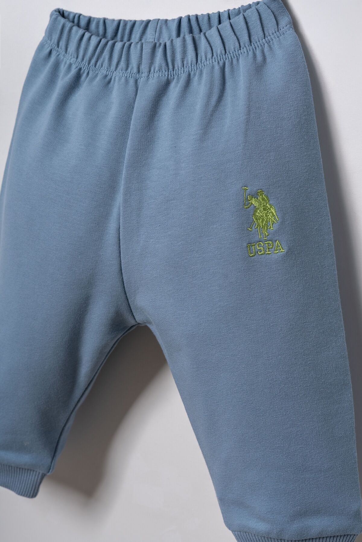 U.S. Polo Assn. Erkek Bebek Baskılı Beyaz Uzun Kol Pijama Takım USB3165-C-V2