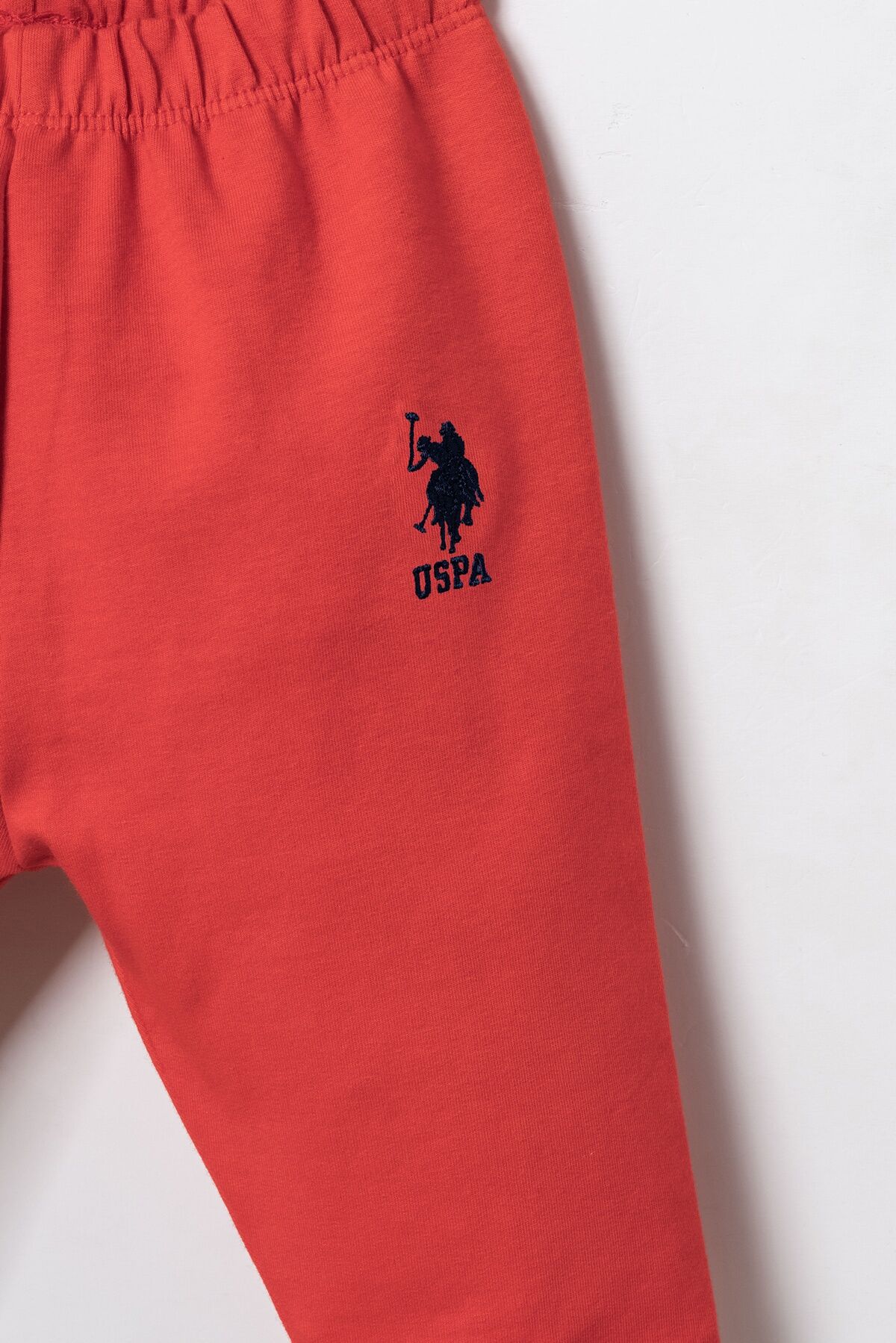 U.S. Polo Assn. Erkek Bebek Baskılı Beyaz Uzun Kol Pijama Takım USB3173-C-V1