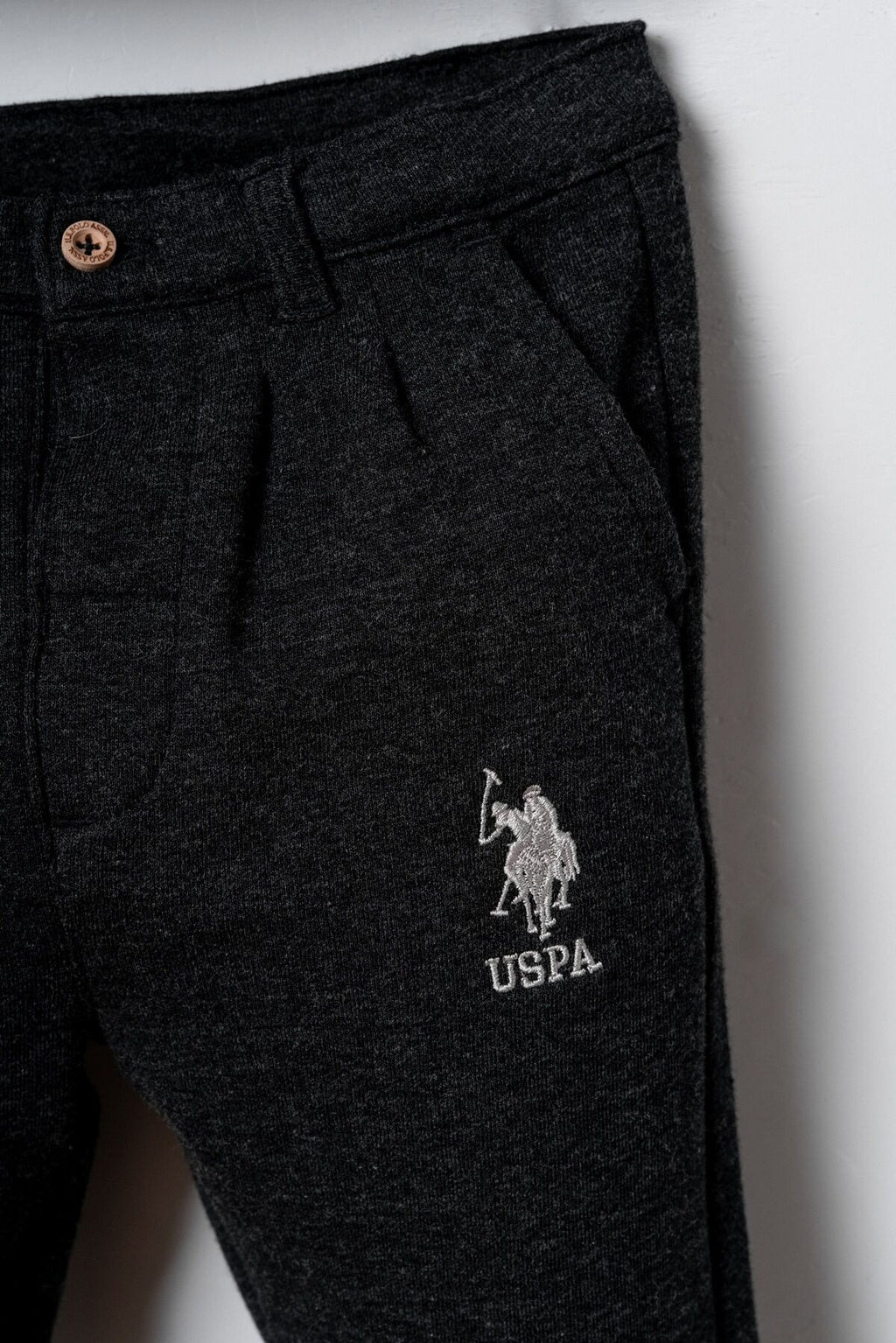 U.S. Polo Assn. Erkek Bebek Baskılı Gri Uzun Kol Pijama Takım USB3155-C-V1