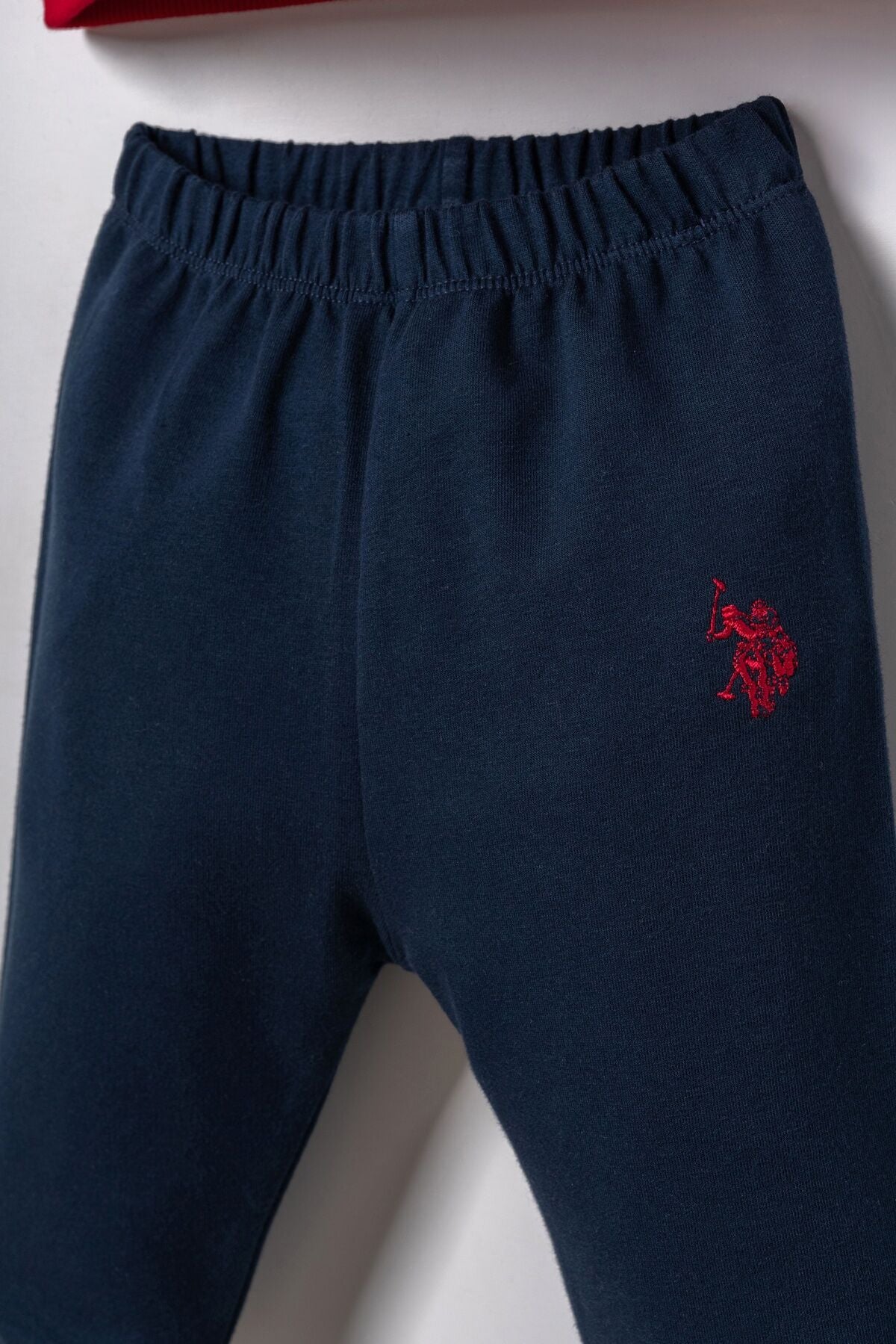 U.S. Polo Assn. Erkek Bebek Baskılı Kırmızı Uzun Kol Pijama Takım USB3175-C-V1