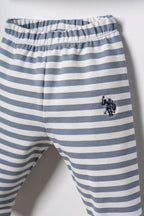 U.S. Polo Assn. Erkek Bebek Baskılı Lacivert Uzun Kol Pijama Takım USB3162-C-V2