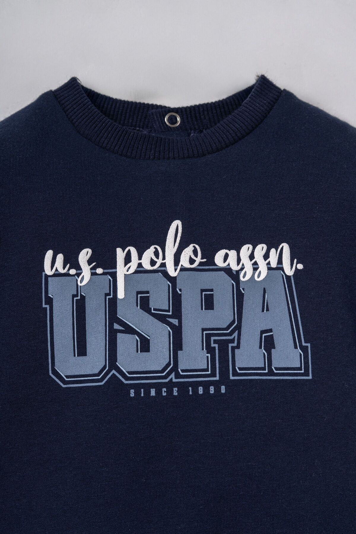U.S. Polo Assn. Erkek Bebek Baskılı Lacivert Uzun Kol Pijama Takım USB3162-C-V2