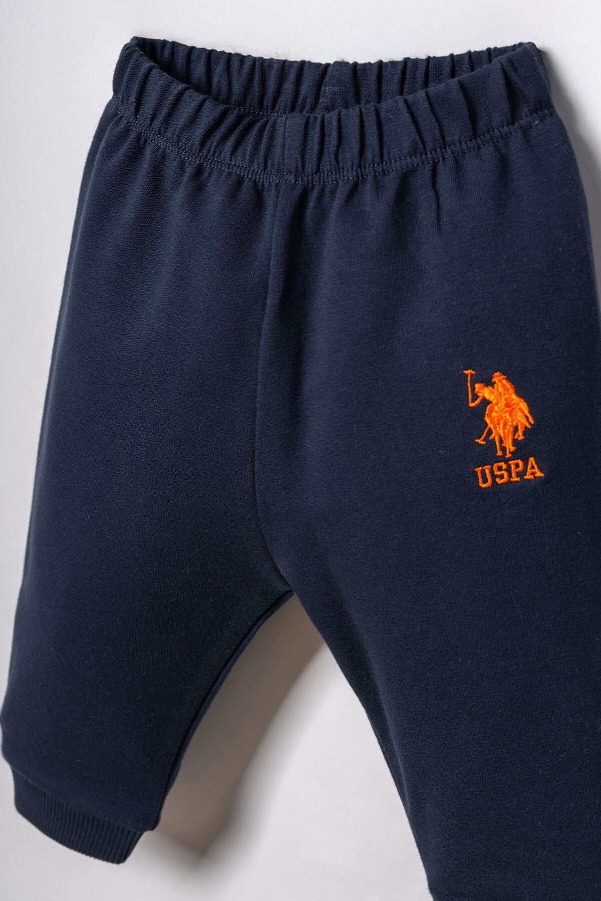 U.S. Polo Assn. Erkek Bebek Baskılı Mavi Uzun Kol Pijama Takım USB3165-C-V1